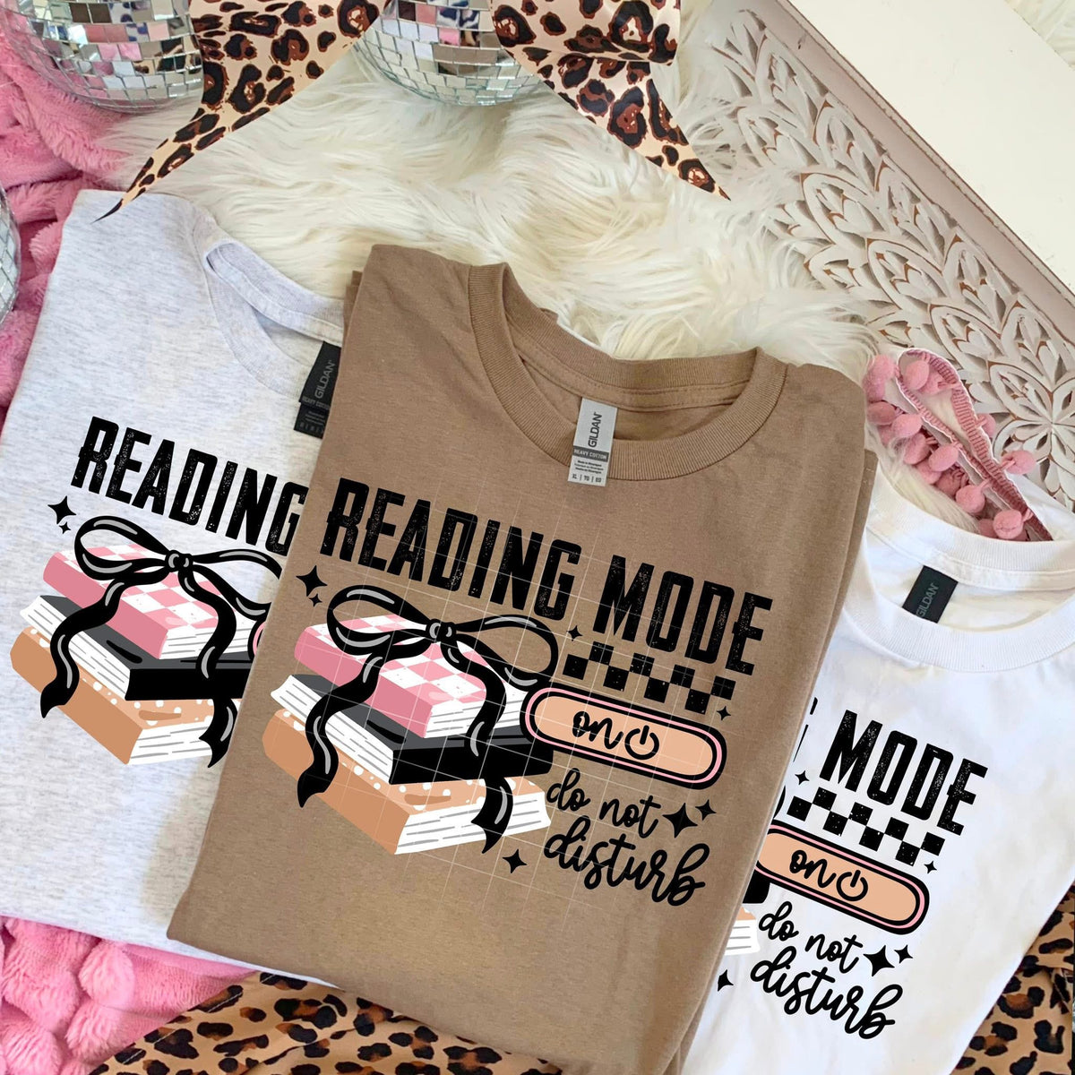 Reading Mode On book stack CSC DTF transfer