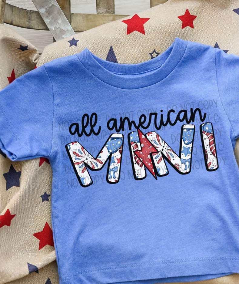All american mini firework filled 35744 DTF transfer