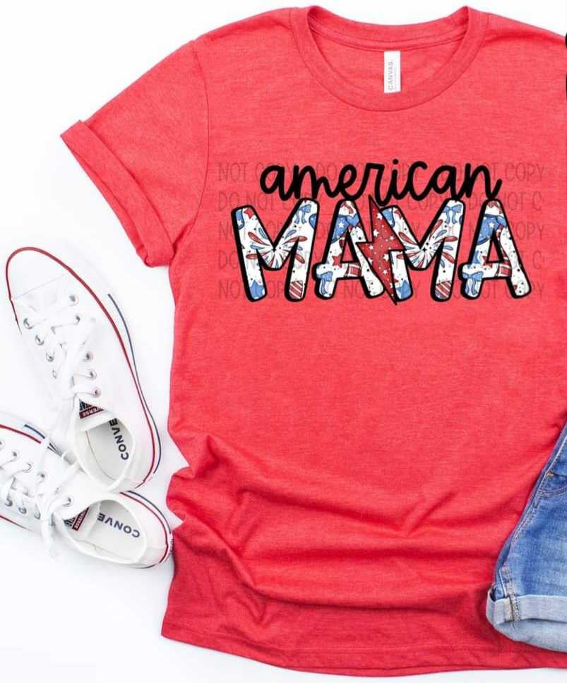 American mama firework filled 35740 DTF transfer