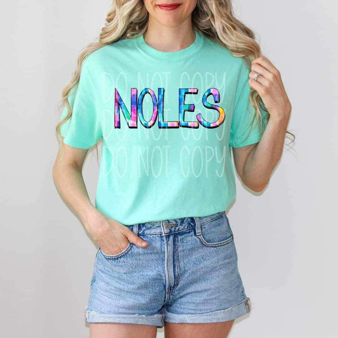 Noles tie dye 25725 DTF transfer