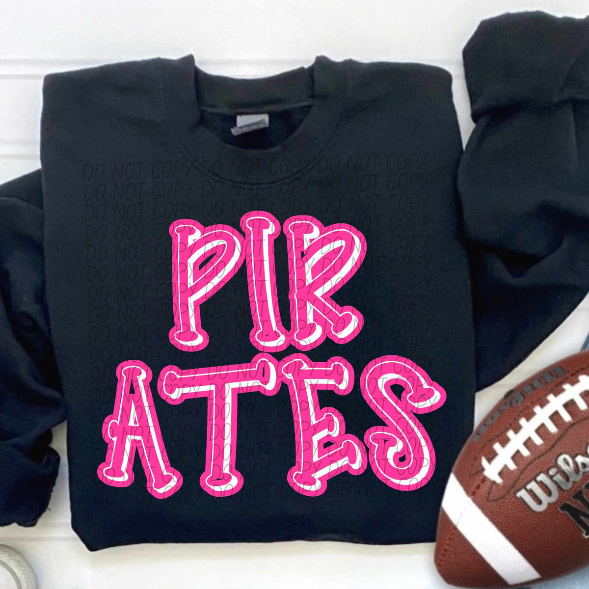 Pirates hot pink 55350 DTF transfer
