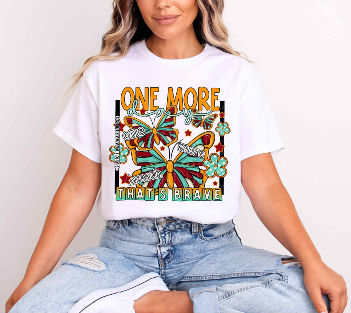 One More Day Suicide Awareness EXCLUSIVE DTF transfer