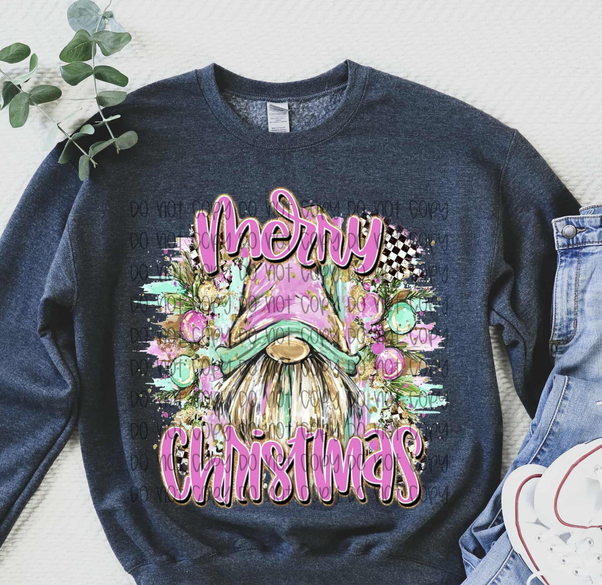 Merry Christmas Gnome (SSD) DTF Transfer