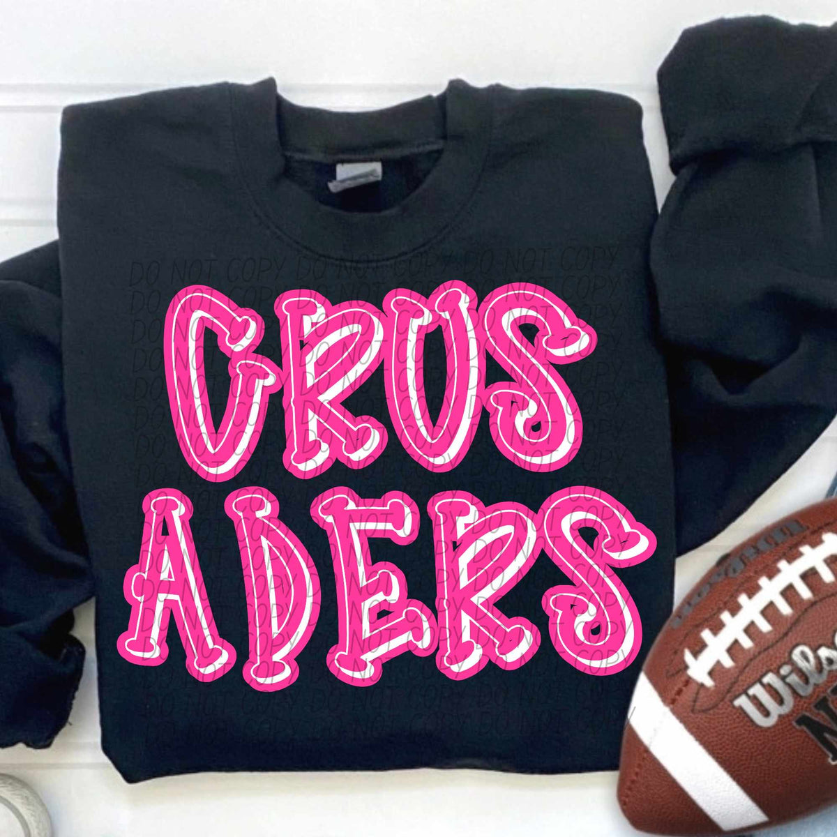 Crusaders hot pink 55308 DTF transfer