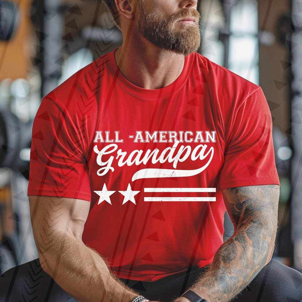 All american grandpa WHITE 35808 DTF transfer