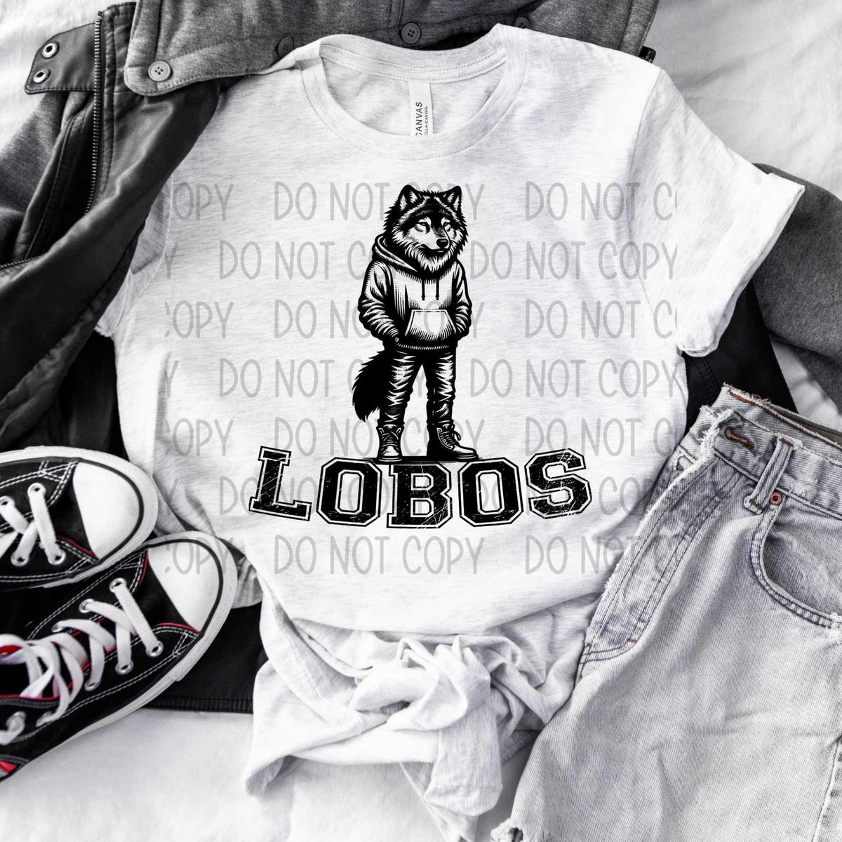 Lobos BLACK (SW) 25817 DTF transfer