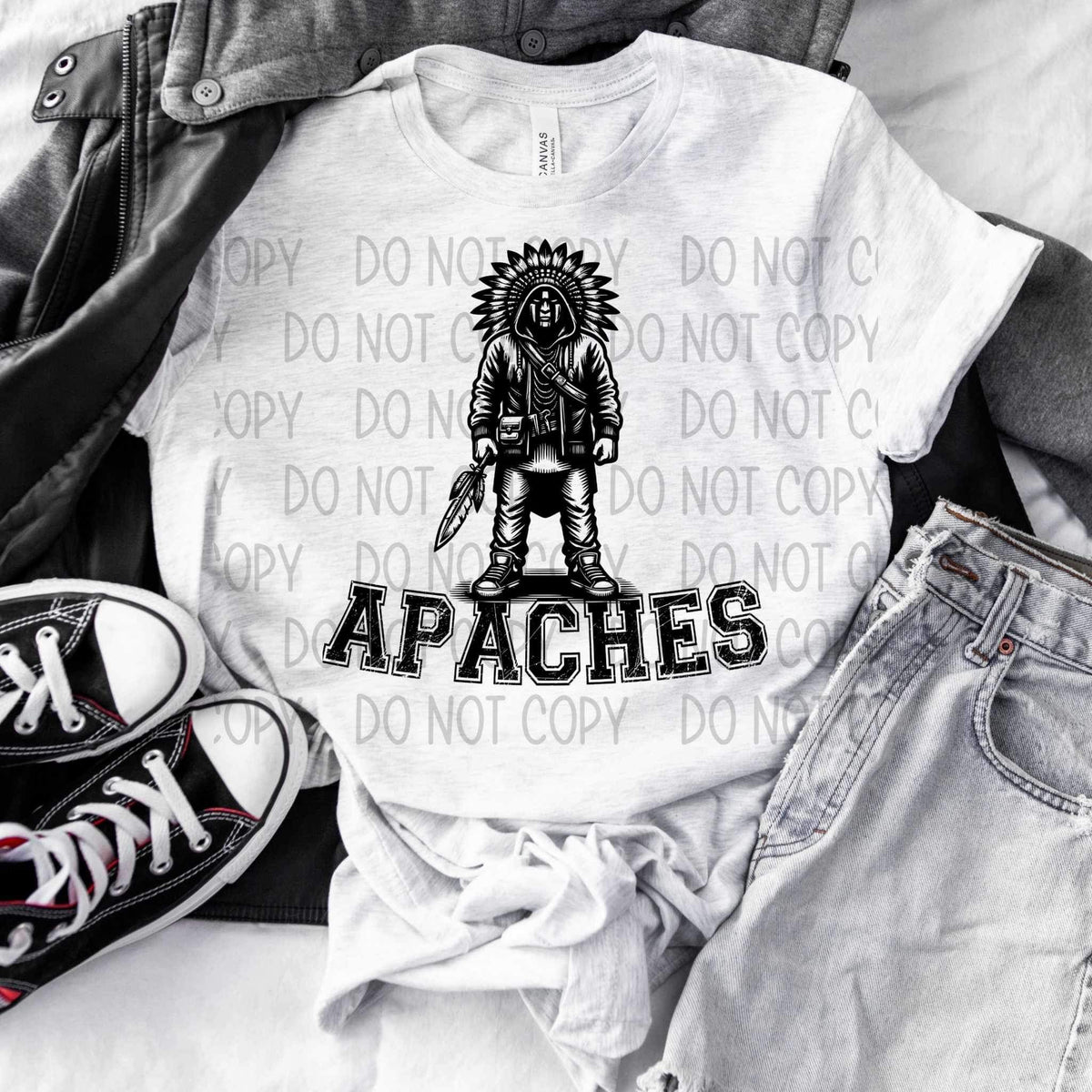 Apaches BLACK (SW) 25810 DTF transfer