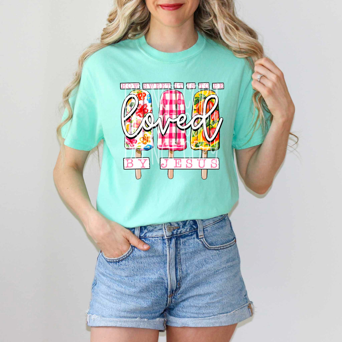 How sweet it is to be loved by jesus 35813 DTF transfer