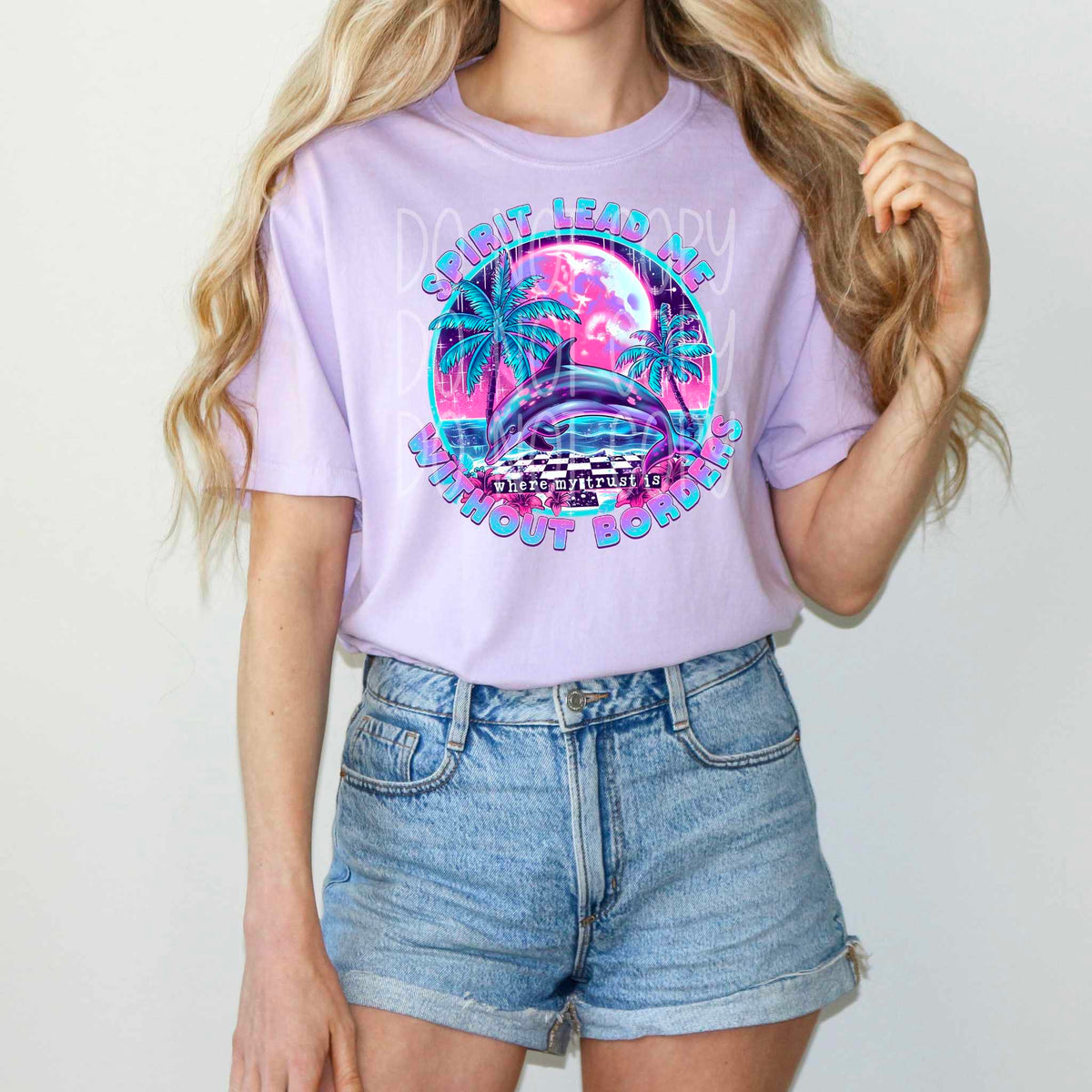 Spirit lead me dolphin 35812 DTF transfer