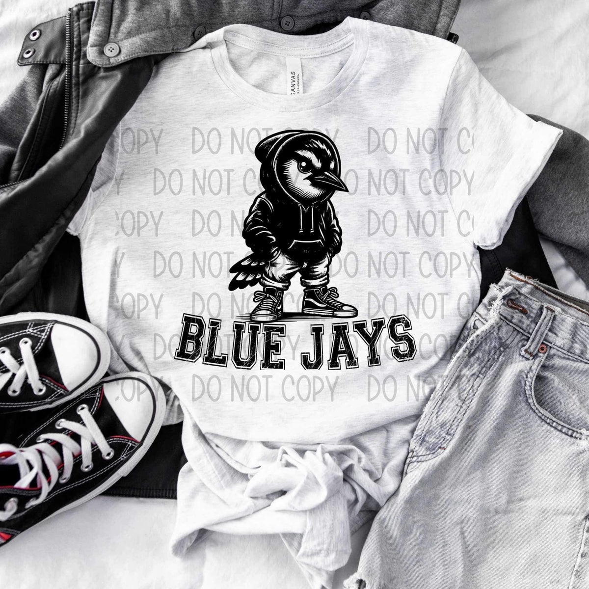 Blue jays BLACK (SW) 25789 DTF transfer