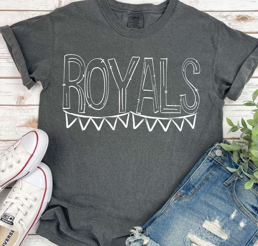 Royals white banner 35892 DTF transfer
