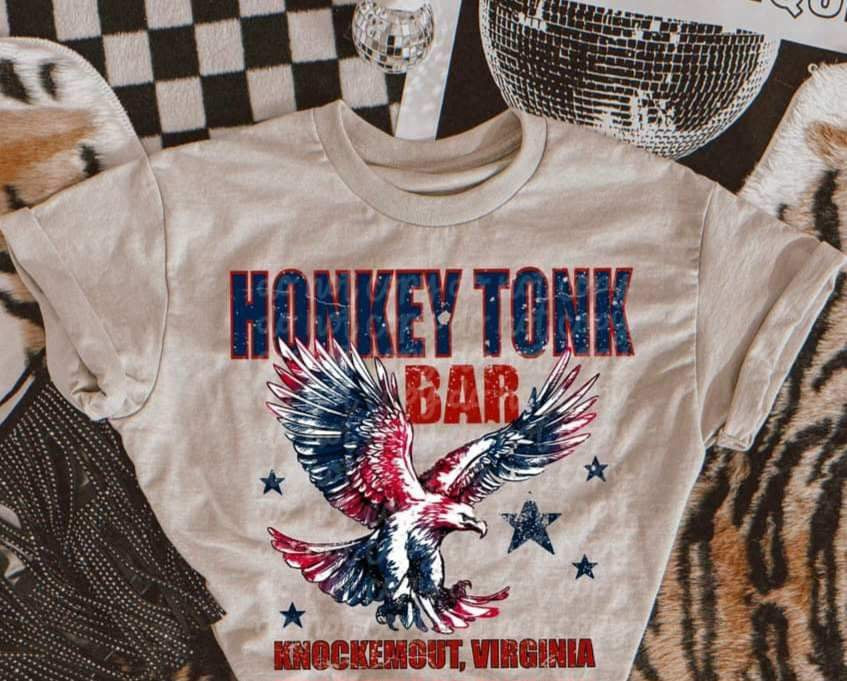 Honkey tonk bar knockemout virginia (MMD) 25843 DTF transfer