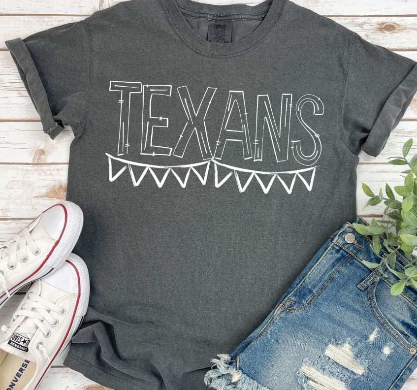 Texans white banner 35884 DTF transfer