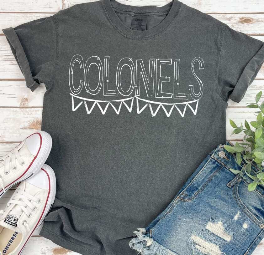 Colonels white banner 35866 DTF transfer