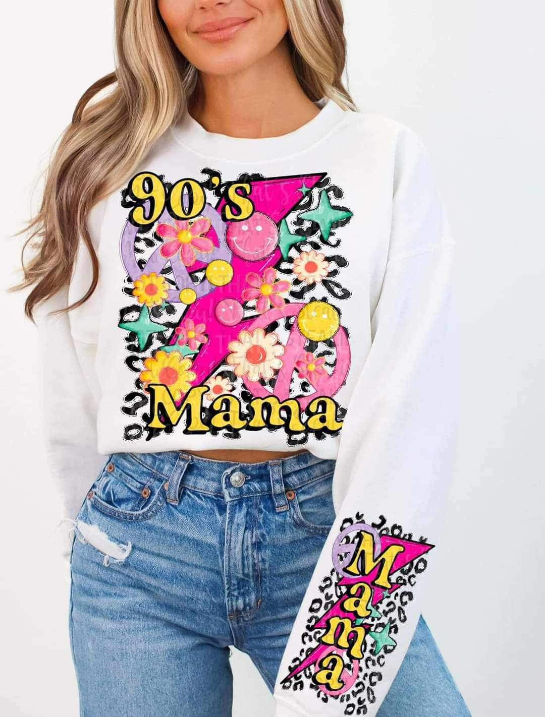 90’s mama FRONT (cstage) 25859 DTF transfer