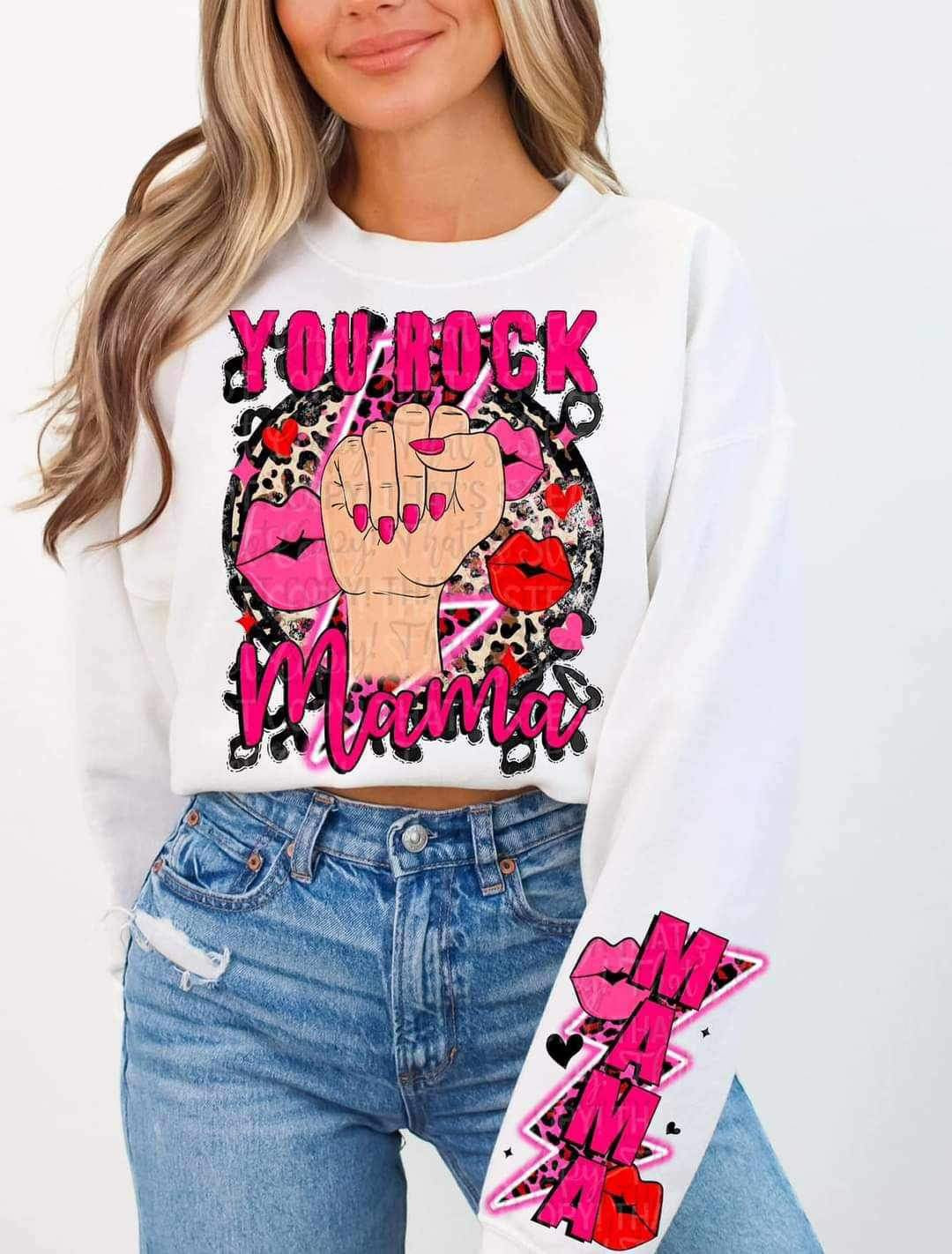 You rock mama FRONT (cstage) 25861 DTF transfer