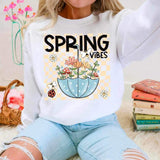 Spring vibes umbrella 25872 DTF transfer