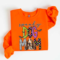 Spooky dog mom basset hound 55468 DTF transfer