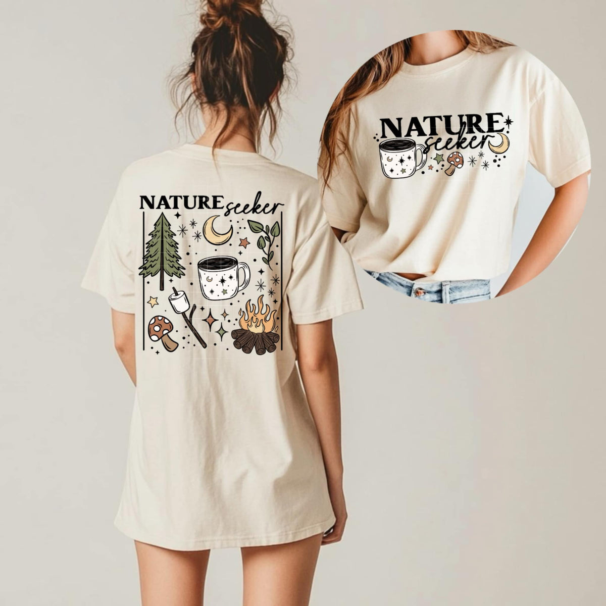Nature seeker COLOR BACK (CSC) 85363 DTF transfer
