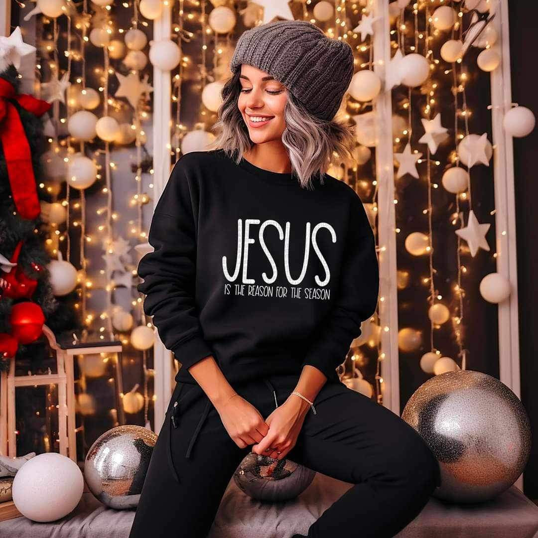 Jesus is the reason for the season WHITE 15884 DTF Transfer