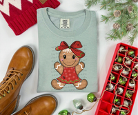 Cute gingerbread girl 30649 DTF transfers