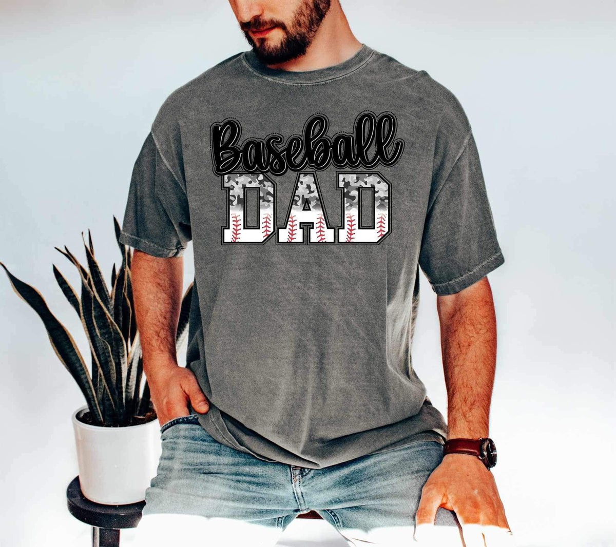 Baseball dad 25894 DTF transfer