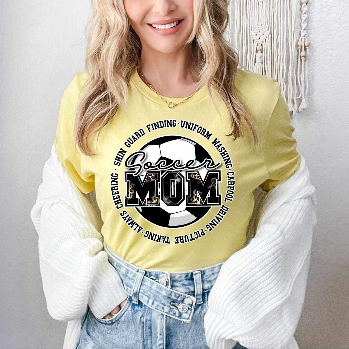 Soccer mom circle of words 25920 DTF transfer