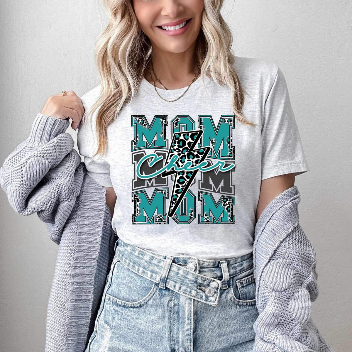 Cheer mom stacked 25943 DTF transfer