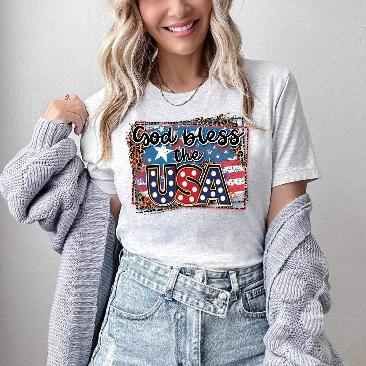 God bless the usa 25935 DTF transfer