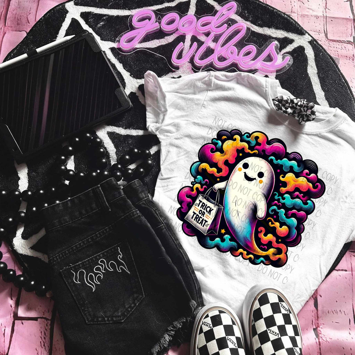 Trick or treat ghost 36004 DTF transfer