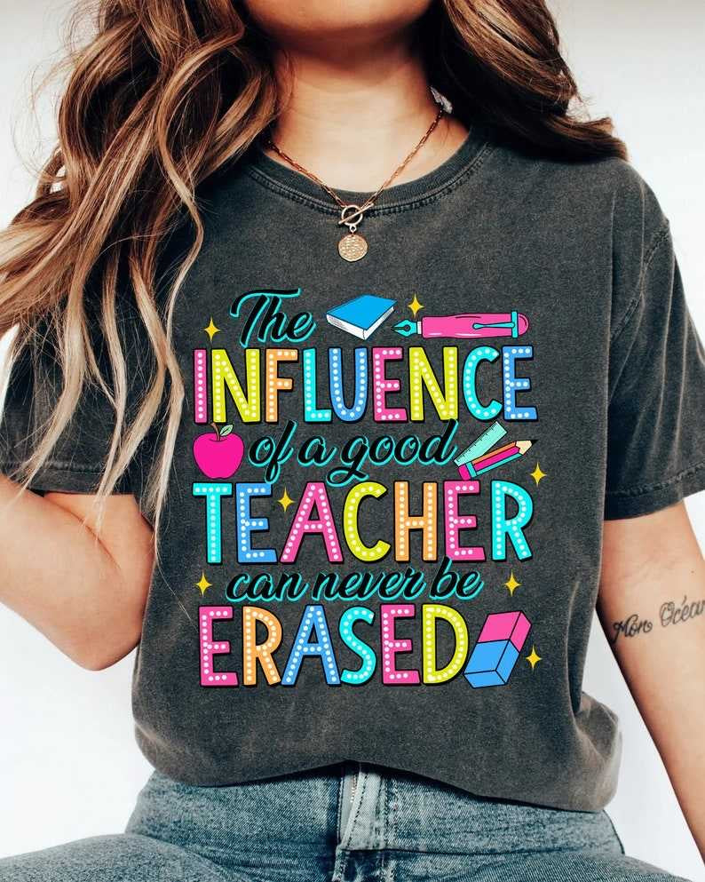 The influence of a good teacher can never be erased 35999 DTF transfer