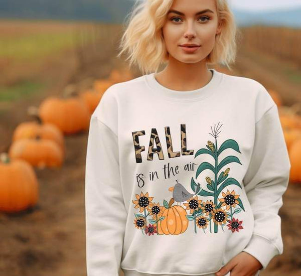 Fall is in the air pumpkin and sunflowers 26024 DTF transfer