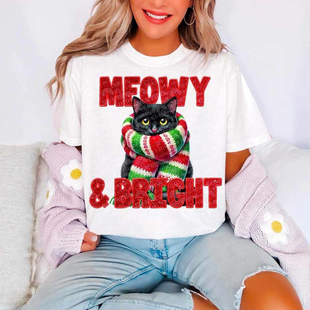Meowy & bright (DDD) 70253 DTF transfer