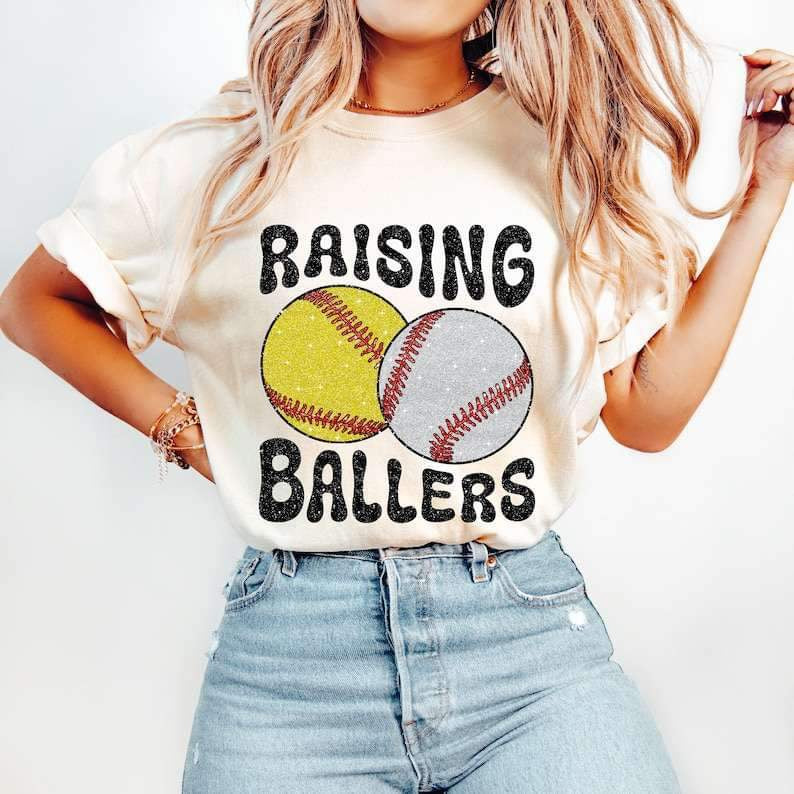 Raising ballers baseball and softball 25982 DTF transfer