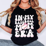 In my baseball mom era light pink font 25980 DTF transfer