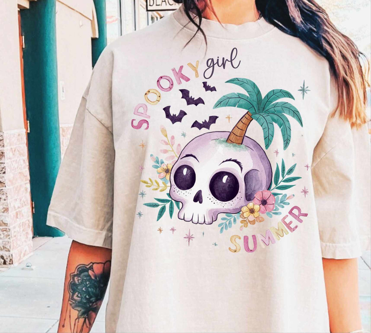 Spooky girl summer (WSB) 36027 DTF transfer
