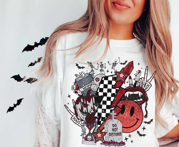 Retro vampire items (WSB) 36024 DTF transfer
