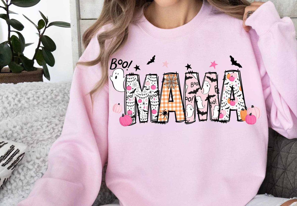 Boo mama (WSB) 36026 DTF transfer