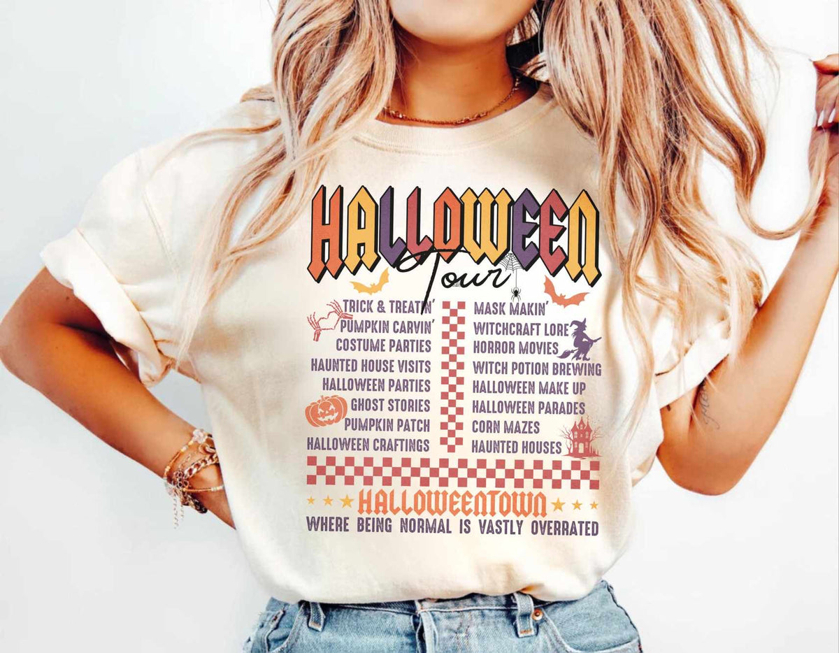 Halloween tour BACK (WSB) 36059 DTF transfer