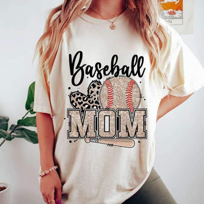 Baseball mom gold 25978 DTF transfer