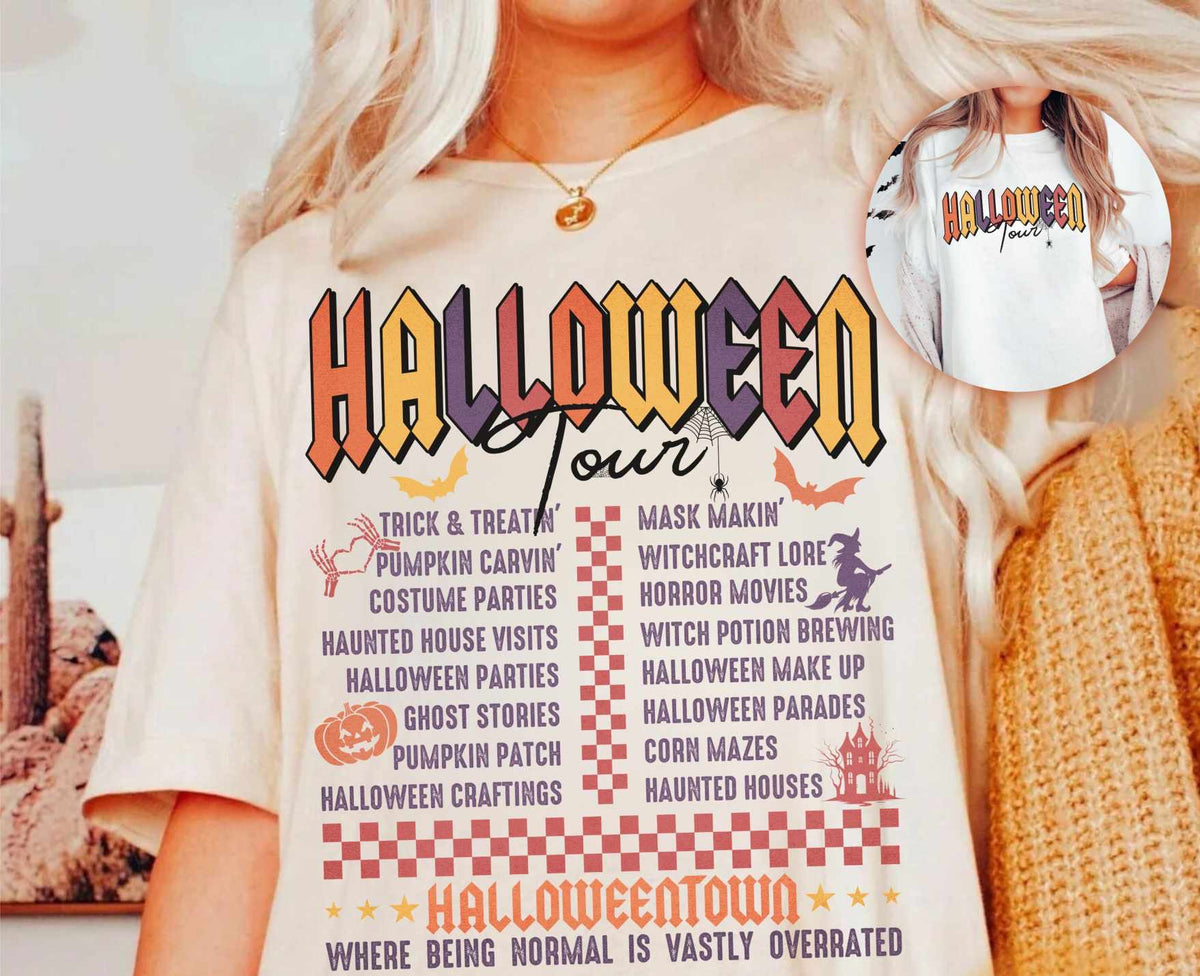 Halloween tour BACK (WSB) 36059 DTF transfer
