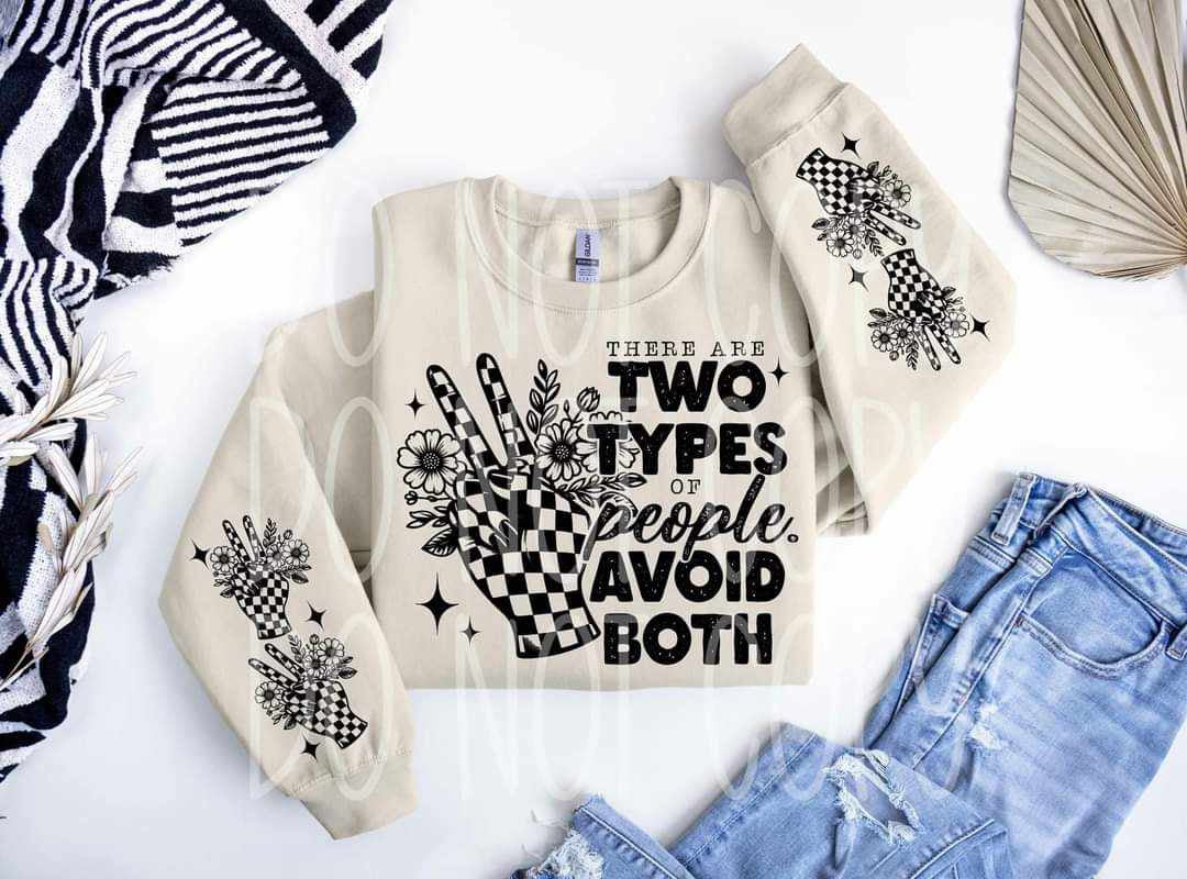 There are two types of people avoid both FRONT ONLY (PH) 70330 DTF transfer