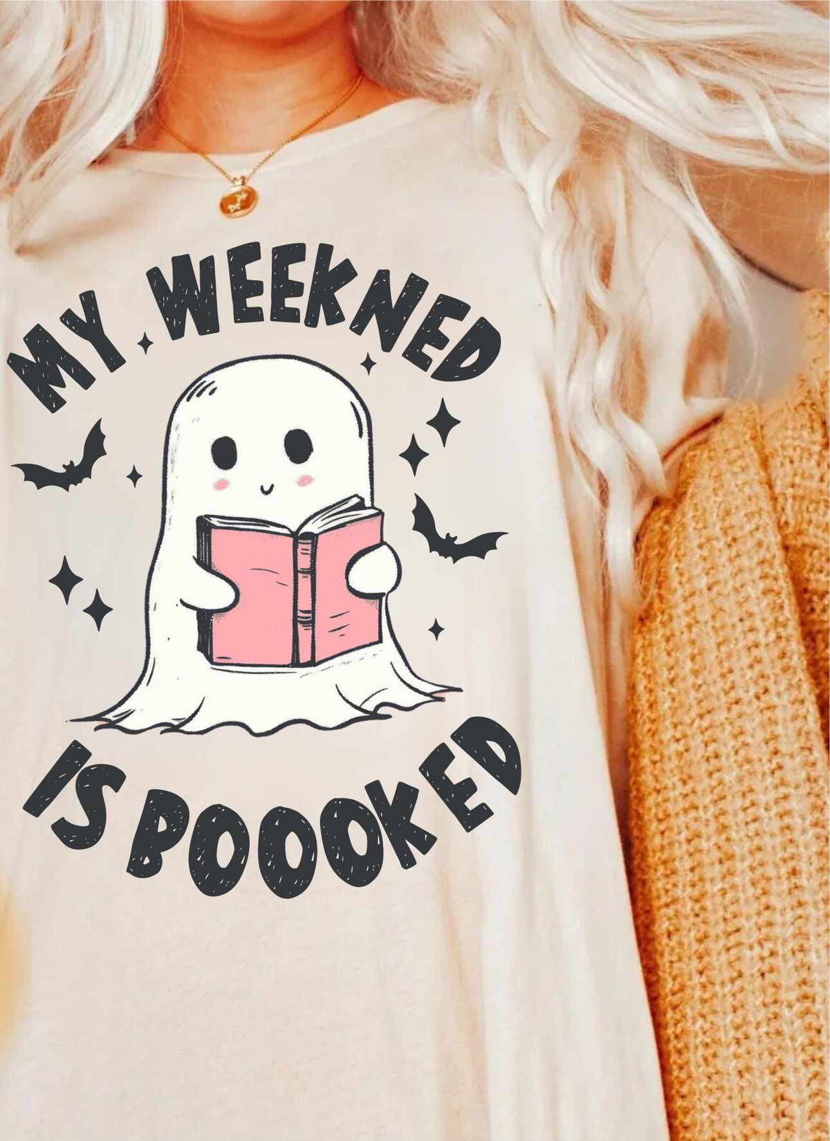 My weekend is booked ghost (WSB) 36020 DTF transfer