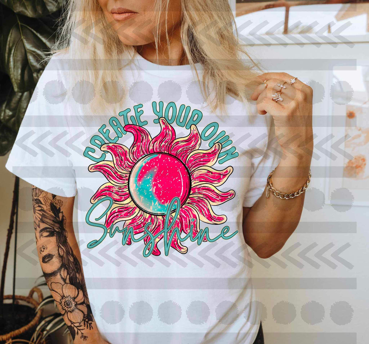 Create your own sunshine (pink sunshine) 16044 DTF Transfer