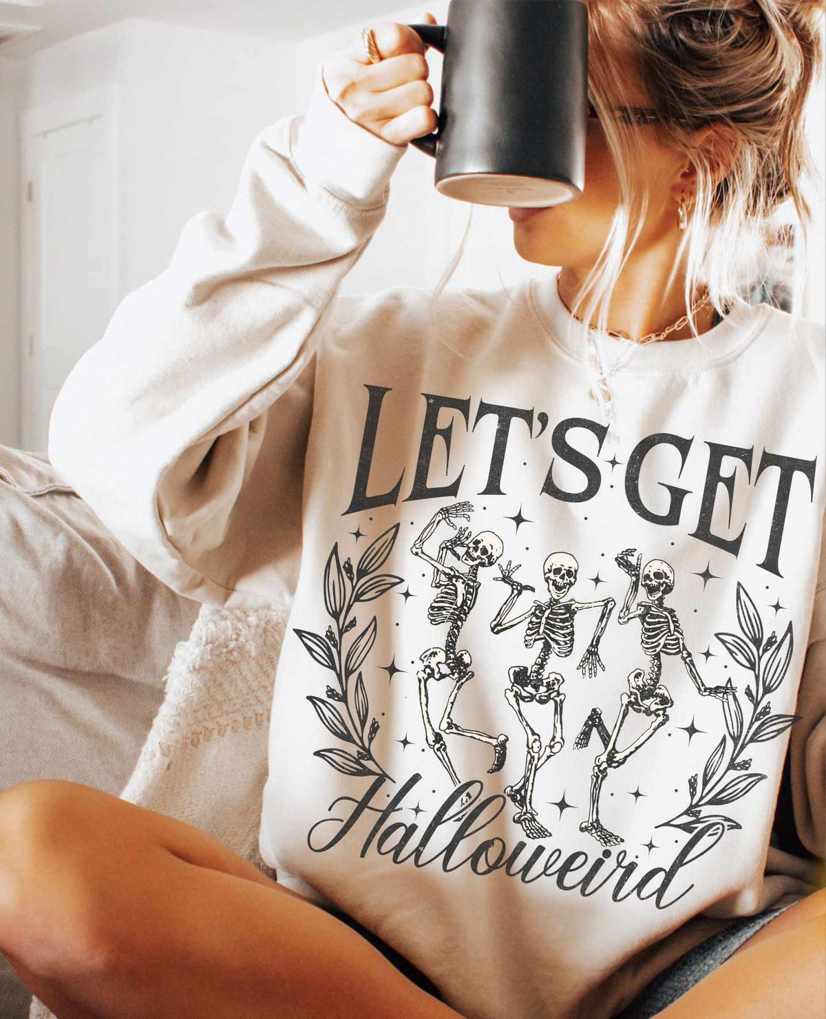 Let’s get halloweird BLACK (WSB) 36016 DTF transfer