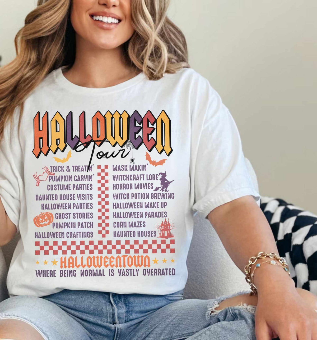 Halloween tour BACK (WSB) 36059 DTF transfer