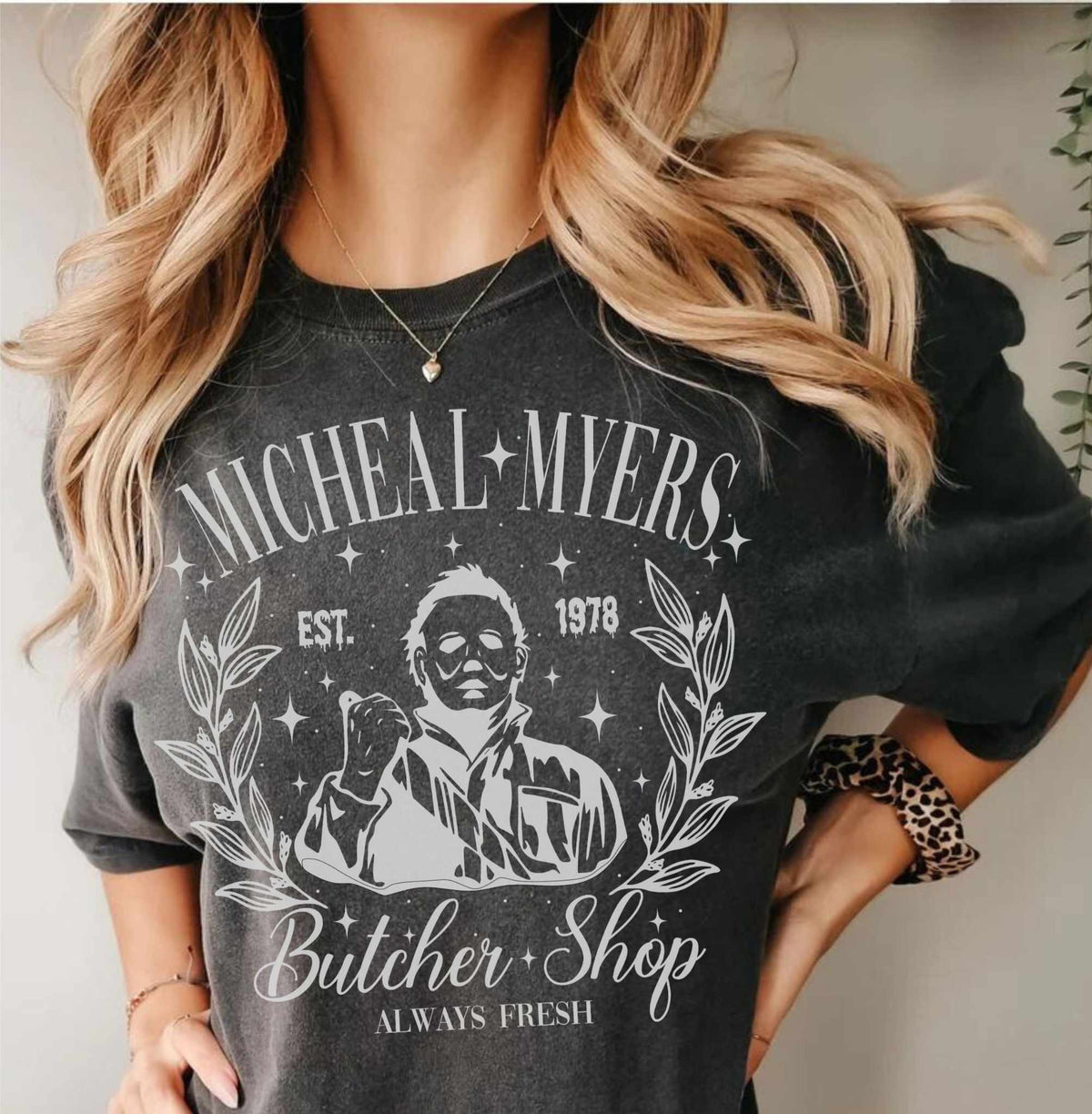 Micheal butcher shop WHITE (WSB) 36011 DTF transfer