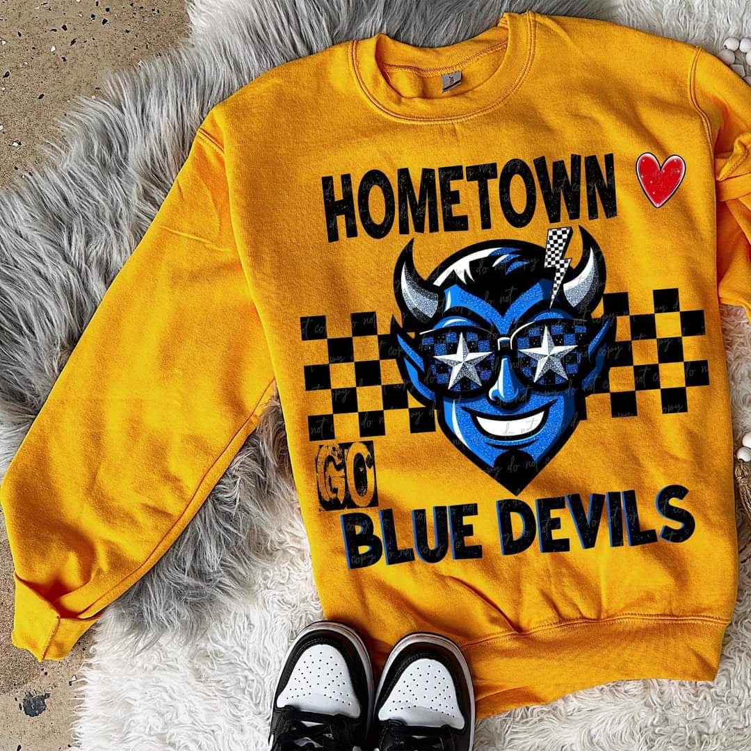 Hometown blue devils (VIRGO) 55667 DTF transfer