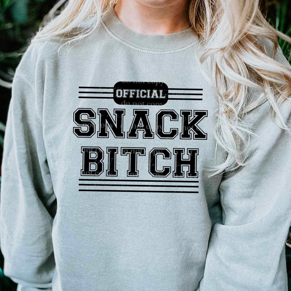 Official snack bitch BLACK 16016 DTF Transfer