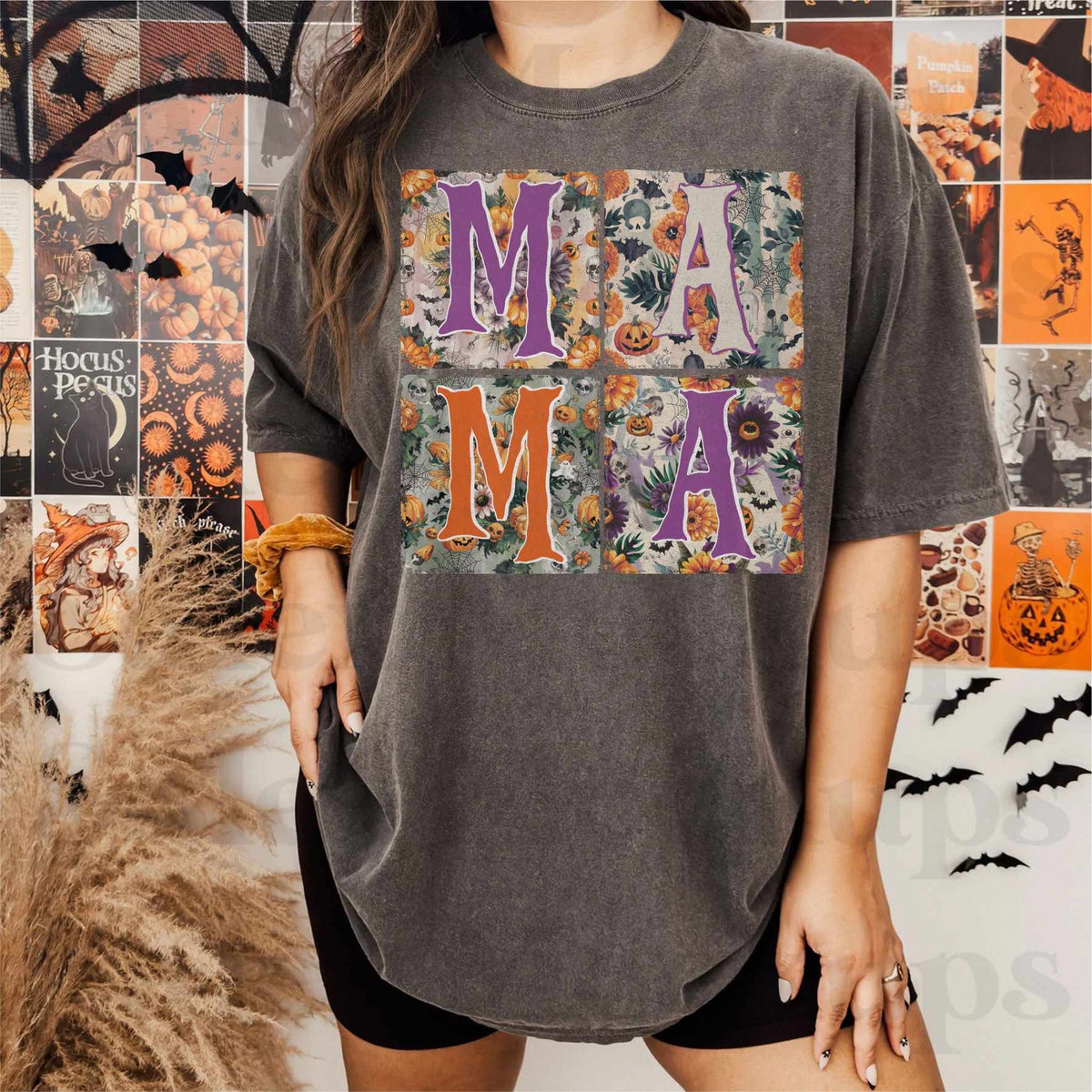 Mama fall blocks (WSB) 36008 DTF transfer